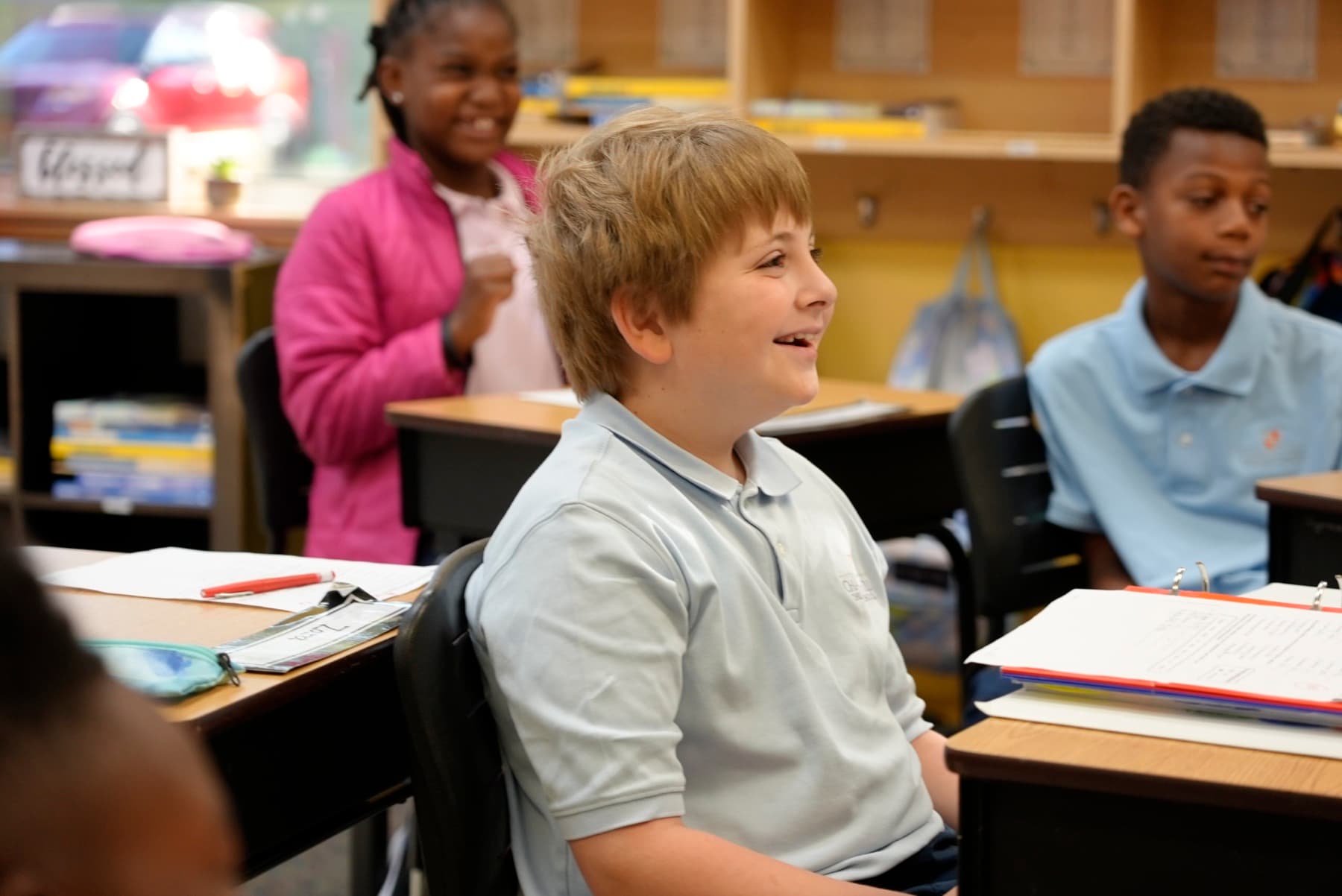 Elementary students at Chapel Hill Christian School